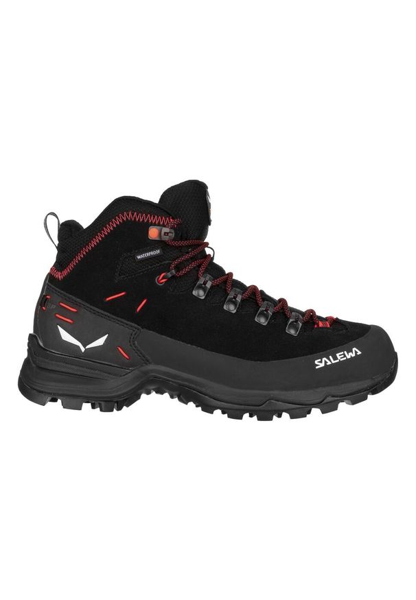 Buty trekkingowe damskie Salewa Alp Mate Winter Mid Wp. Kolor: czarny. Materiał: zamsz, materiał, syntetyk