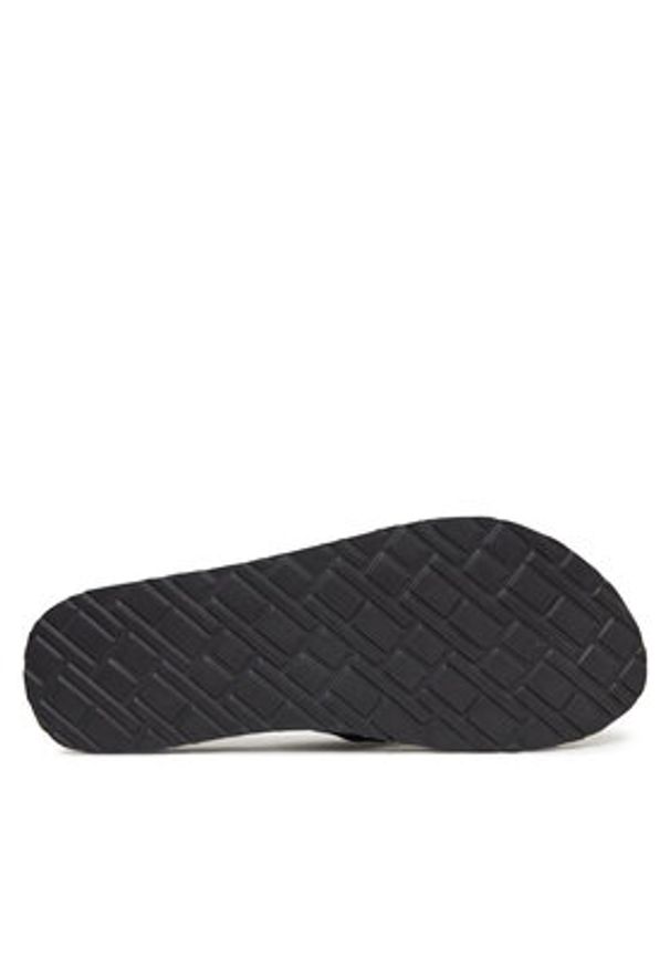 TOMMY HILFIGER - Tommy Hilfiger Japonki Th Chain Print Elevated Sandal FW0FW08519 Granatowy. Kolor: niebieski. Materiał: materiał. Wzór: nadruk