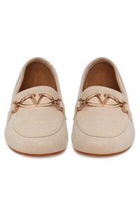DeeZee Loafersy 200-1 Beżowy. Kolor: beżowy. Materiał: materiał #4