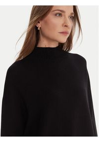 Kontatto Sweter 3M0822C Czarny Relaxed Fit. Kolor: czarny. Materiał: syntetyk #4
