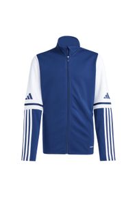 Adidas Sport Sq25 Tr Jkt Bluza Y Dzieci. Kolor: niebieski, biały, wielokolorowy. Sport: piłka nożna