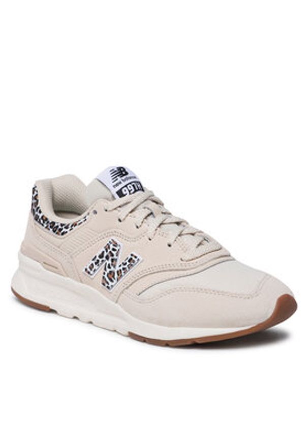 New Balance Sneakersy CW997HWB Beżowy. Kolor: beżowy. Materiał: zamsz, skóra