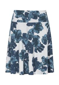 Cellbes Wzorzysta spódnica z dżerseju niebieski w kwiaty female niebieski/ze wzorem 62/64. Kolor: niebieski. Materiał: jersey. Wzór: kwiaty #1
