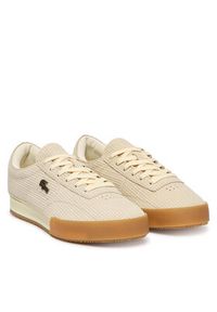 Lacoste Sneakersy Aura 51SFA0075 Écru. Kolor: kremowy. Materiał: skóra #5