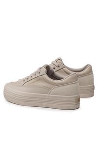 Calvin Klein Jeans Sneakersy Vulc Flatf Low Cut Mix Material YW0YW00864 Beżowy. Kolor: beżowy. Materiał: skóra #4