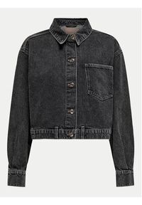 only - ONLY Kurtka jeansowa Emaline 15330000 Szary Loose Fit. Kolor: szary. Materiał: bawełna #7