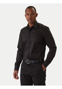 BOSS Koszula H-Hank 50550653 Czarny Slim Fit. Kolor: czarny. Materiał: bawełna #1