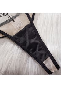 Intica - Komplet bielizny koronkowej z półmiseczkami dla wyjątkowych chwil Janay. Kolor: czarny. Materiał: koronka #3