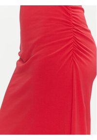 Bruuns Bazaar Sukienka codzienna Nathala BBW4560 Czerwony Regular Fit. Okazja: na co dzień. Kolor: czerwony. Materiał: bawełna. Typ sukienki: proste. Styl: casual