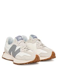 New Balance Sneakersy U327LT Beżowy. Kolor: beżowy. Materiał: skóra, zamsz #4