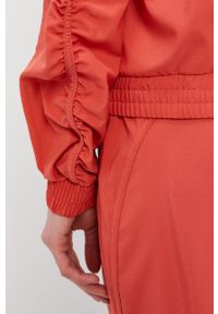 adidas Performance Kurtka GL0694 damska kolor pomarańczowy przejściowa. Kolor: pomarańczowy. Materiał: materiał. Długość rękawa: raglanowy rękaw #4
