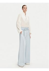 Munthe Jeansy Fedumo 251140825110 Błękitny Wide Leg. Kolor: niebieski