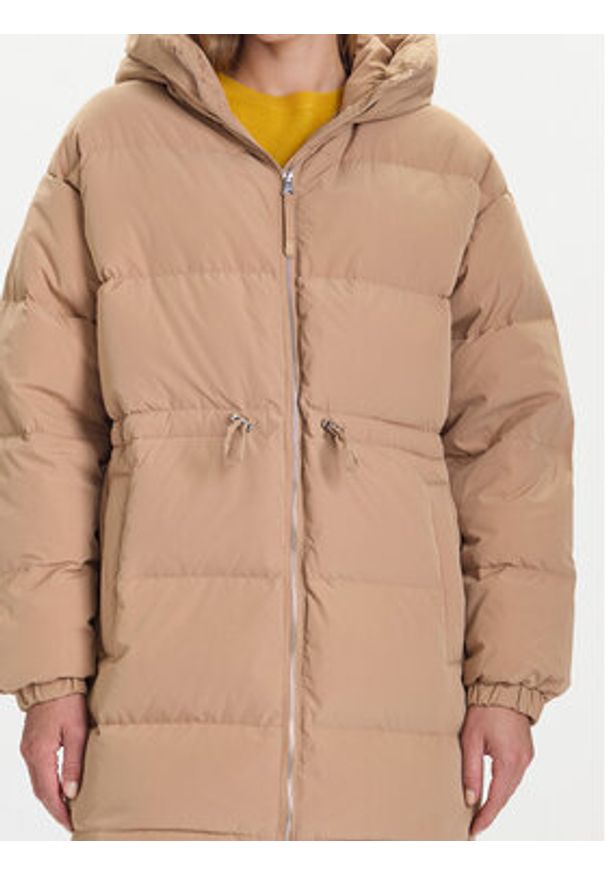 United Colors of Benetton - United Colors Of Benetton Kurtka puchowa 22T6DN087 Beżowy Regular Fit. Kolor: beżowy. Materiał: syntetyk