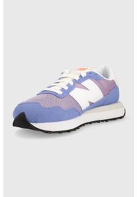 New Balance sneakersy WS237FD kolor fioletowy. Nosek buta: okrągły. Zapięcie: sznurówki. Kolor: fioletowy. Materiał: guma