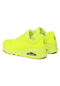 skechers - Skechers Sneakersy Night Shades 73667/NYEL Żółty. Kolor: żółty. Materiał: skóra #9