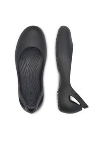 Crocs Baleriny KADEE FLAT BLK 210833-001 Czarny. Kolor: czarny