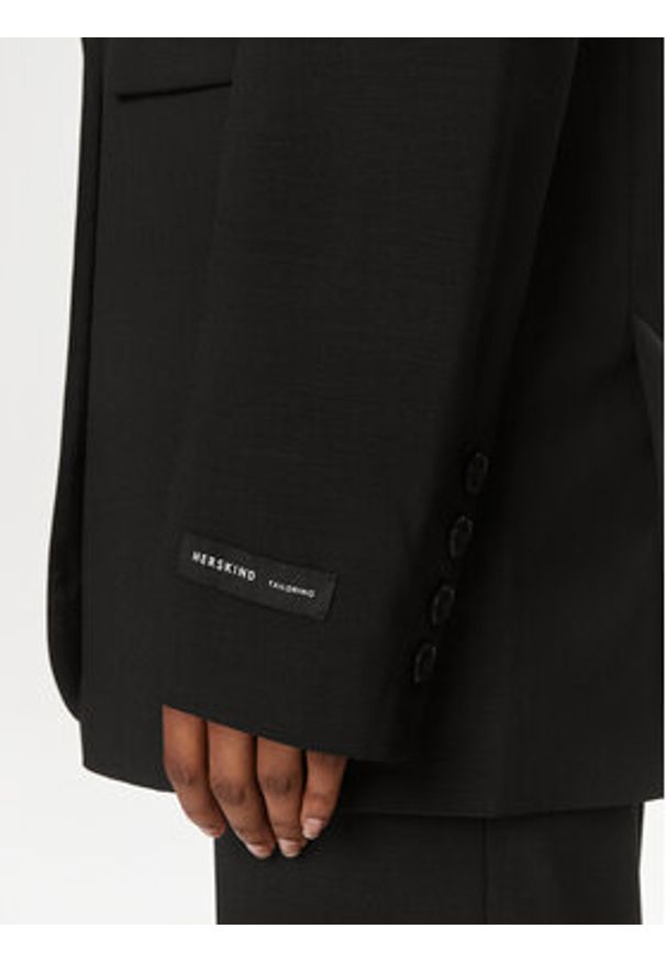 Herskind Marynarka 5007519 Czarny Regular Fit. Kolor: czarny. Materiał: syntetyk