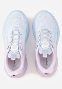 Born2be - Niebiesko-Różowe Buty Sportowe Sneakersy z Napisami i Geometrycznym Wzorem Adraseise. Okazja: na co dzień. Kolor: niebieski. Materiał: jeans. Wzór: geometria, napisy #4