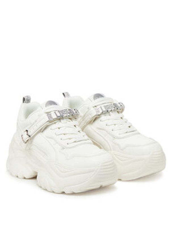 Buffalo Sneakersy Bliss Glam 1636293 Biały. Kolor: biały. Materiał: skóra