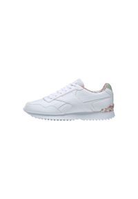 Buty do chodzenia damskie Reebok Royal Glide. Zapięcie: sznurówki. Kolor: biały, wielokolorowy, różowy. Materiał: guma, materiał, syntetyk. Szerokość cholewki: normalna. Model: Reebok Royal. Sport: turystyka piesza