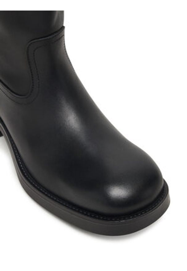 Steve Madden Kozaki Banner SM11003092 Czarny. Kolor: czarny. Materiał: skóra