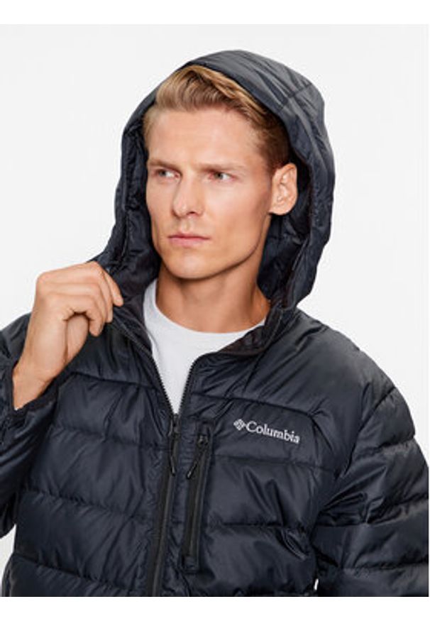 columbia - Columbia Kurtka puchowa Autumn Park™ Down Hooded Jacket Czarny Regular Fit. Kolor: czarny. Materiał: syntetyk