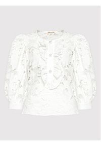 Custommade Bluzka Divia 999370222 Biały Regular Fit. Kolor: biały. Materiał: bawełna #3