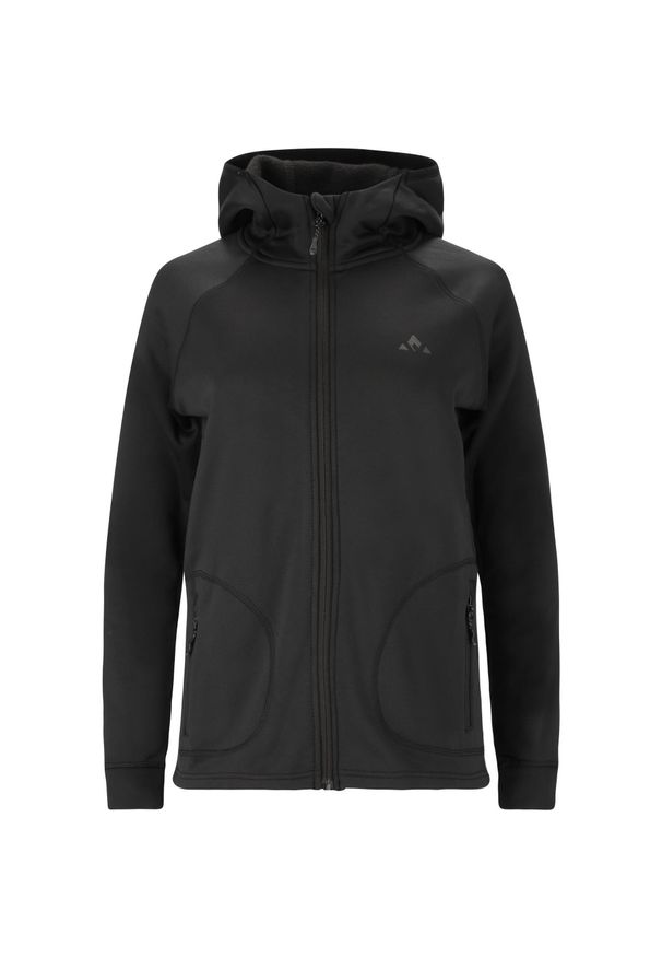 Polar z kapturem dla kobiet Whistler Tracker Powerstretch. Typ kołnierza: kaptur. Kolor: czarny, szary, wielokolorowy. Materiał: polar. Sport: turystyka piesza