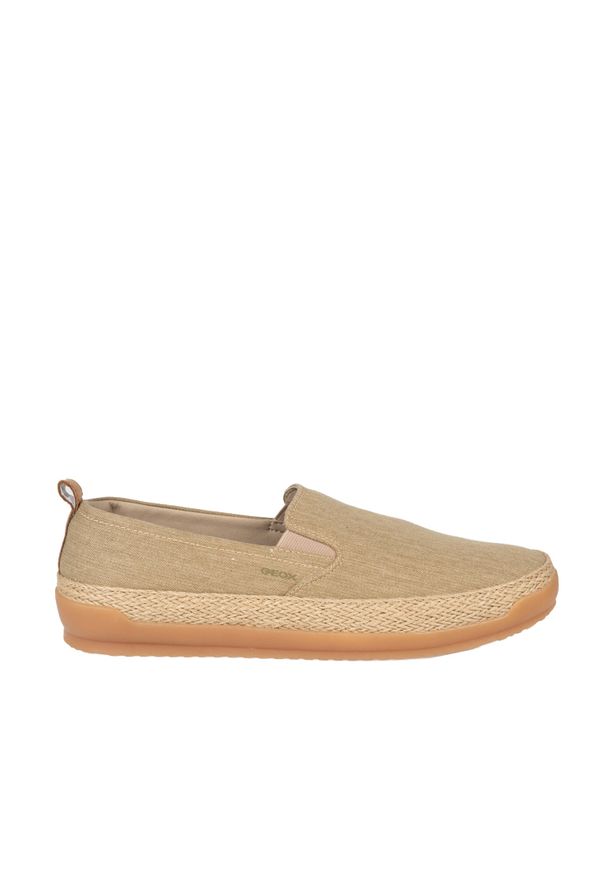 Geox Sneakersy "Mondello" | U029EC00010 | Mężczyzna | Beżowy. Okazja: na co dzień. Nosek buta: okrągły. Zapięcie: bez zapięcia. Kolor: beżowy. Materiał: tkanina