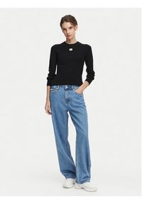 Calvin Klein Jeans Sweter LV047G309G Czarny Regular Fit. Kolor: czarny. Materiał: bawełna #3
