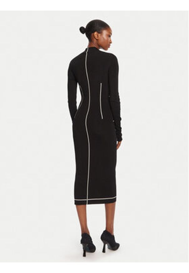 Patrizia Pepe Kardigan 8A1522 K265 FG09 Czarny Regular Fit. Kolor: czarny. Materiał: syntetyk