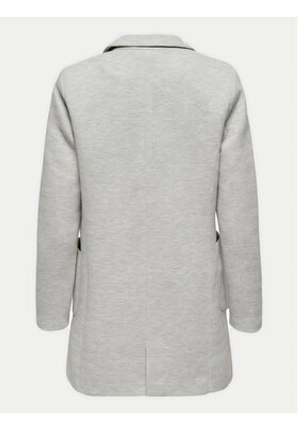 only - ONLY Marynarka Baker 15218396 Szary Regular Fit. Kolor: szary. Materiał: syntetyk, bawełna