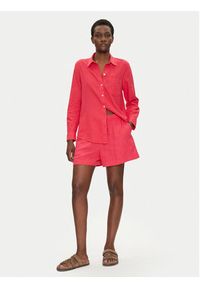 GAP - Gap Szorty materiałowe 713386-02 Różowy Regular Fit. Kolor: różowy. Materiał: wiskoza, len #5