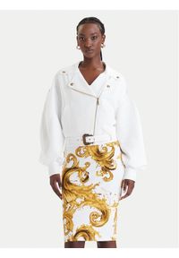 Versace Jeans Couture Kurtka przejściowa 80HAS410 N0432 Biały Loose Fit. Kolor: biały. Materiał: wiskoza #1