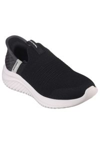 skechers - Buty do chodzenia damskie Skechers Ultra Flex 3.0 Smooth Step. Zapięcie: bez zapięcia. Kolor: biały, wielokolorowy, czarny, szary. Materiał: materiał, syntetyk, tkanina. Szerokość cholewki: normalna. Sport: turystyka piesza