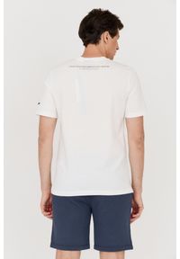 Aeronautica Militare - AERONAUTICA MILITARE Biały t-shirt męski. Kolor: biały. Długość rękawa: krótki rękaw. Długość: krótkie #6