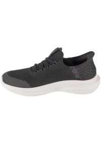 skechers - Buty do chodzenia męskie Skechers 210810BLK. Kolor: czarny. Materiał: syntetyk, materiał. Szerokość cholewki: normalna. Sport: turystyka piesza