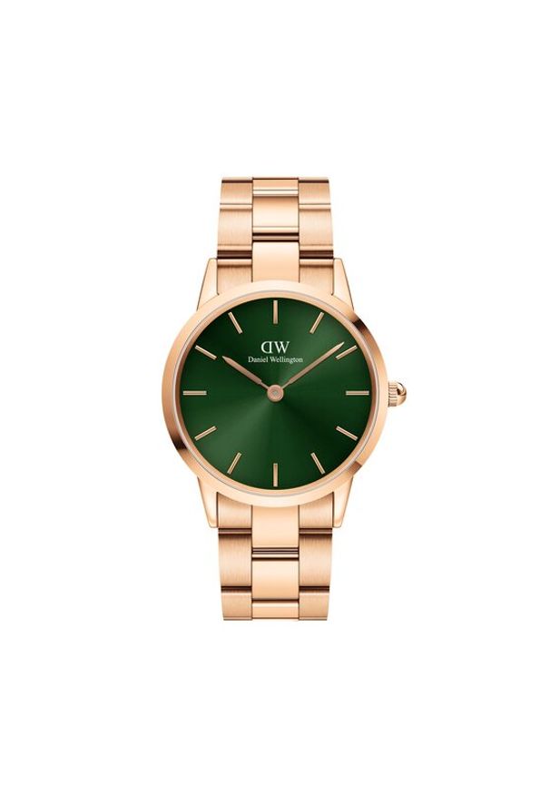 Daniel Wellington Zegarek iconic Emerald DW00100419 Złoty. Kolor: złoty