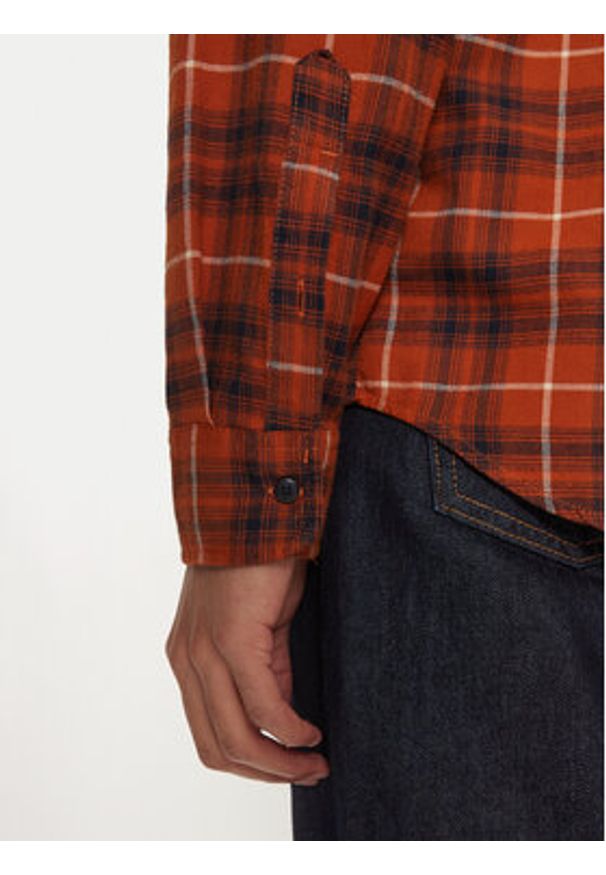 Timberland Koszula TB0A6V7EEHG1 Pomarańczowy Regular Fit. Kolor: pomarańczowy. Materiał: bawełna