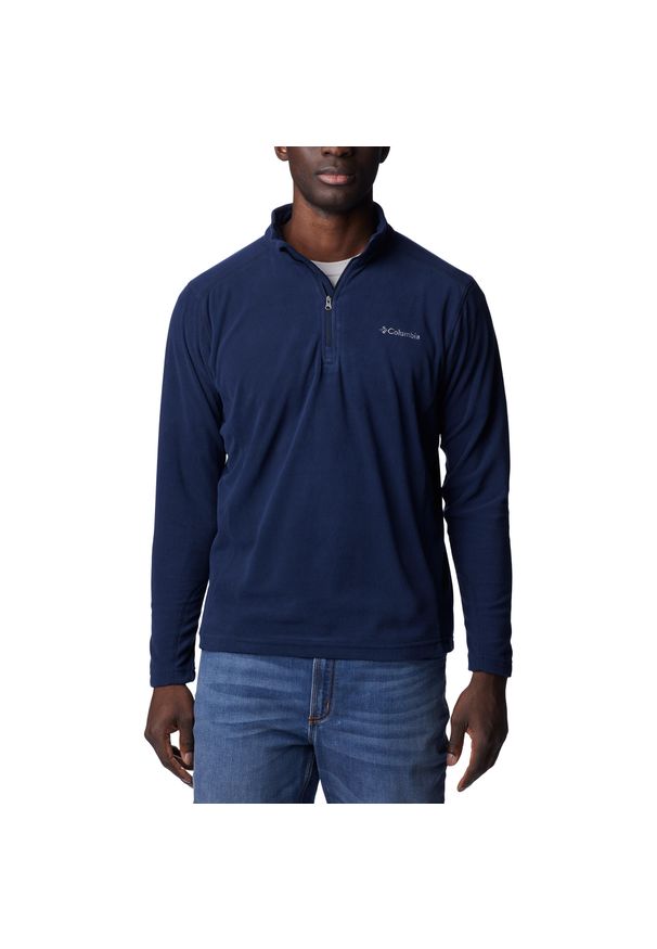 columbia - Bluza polarowa męska Columbia Klamath Range II. Kolor: niebieski. Materiał: polar. Sport: turystyka piesza