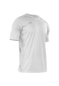 ZINA - Koszulka do piłki nożnej męska Zina Contra z krótkim rękawem. Kolor: biały. Długość rękawa: krótki rękaw. Długość: krótkie