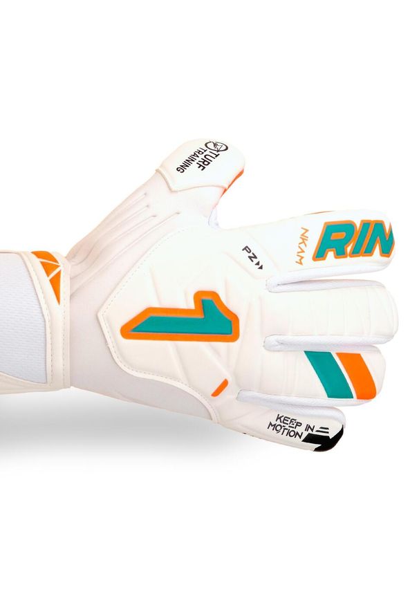 RINAT - Dziecięce rękawice bramkarskie Rinat NKAM. Kolor: biały