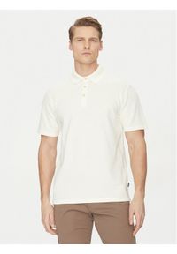 Jack & Jones - Jack&Jones Polo William 12257315 Biały Regular Fit. Typ kołnierza: polo. Kolor: biały. Materiał: bawełna