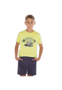 Szorty dla dzieci Protest Lowell. Kolor: niebieski. Materiał: bawełna. Wzór: nadruk. Sezon: lato. Styl: elegancki, sportowy. Sport: turystyka piesza #1