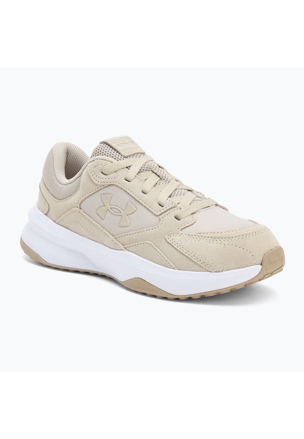 Buty Under Armour Edge Suede. Kolor: beżowy. Sport: fitness