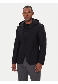JOOP! Marynarka Huntsville-J 30047604 Czarny Slim Fit. Kolor: czarny. Materiał: syntetyk