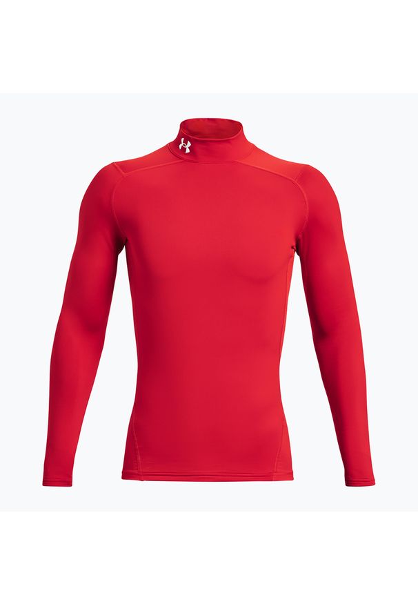 Longsleeve męski Under Armour Comp Mock UA Armour. Kolor: czerwony. Długość rękawa: długi rękaw. Sport: fitness