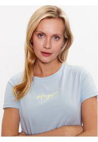 Hugo T-Shirt 50486327 Niebieski Slim Fit. Kolor: niebieski #4