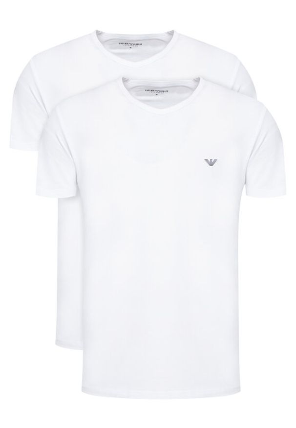 Emporio Armani Underwear Komplet t-shirtów EM000392 AF14132 M0082 Biały Regular Fit. Kolor: biały. Materiał: bawełna