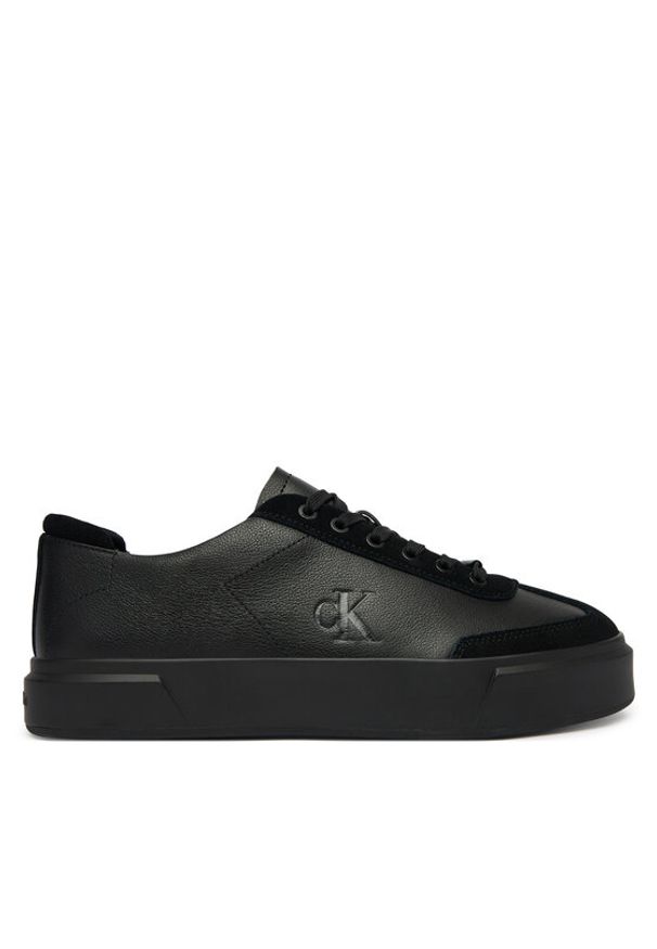 Calvin Klein Sneakersy Basket Cupsole Lup Wt Lth HM0HM02133 Czarny. Kolor: czarny. Materiał: skóra